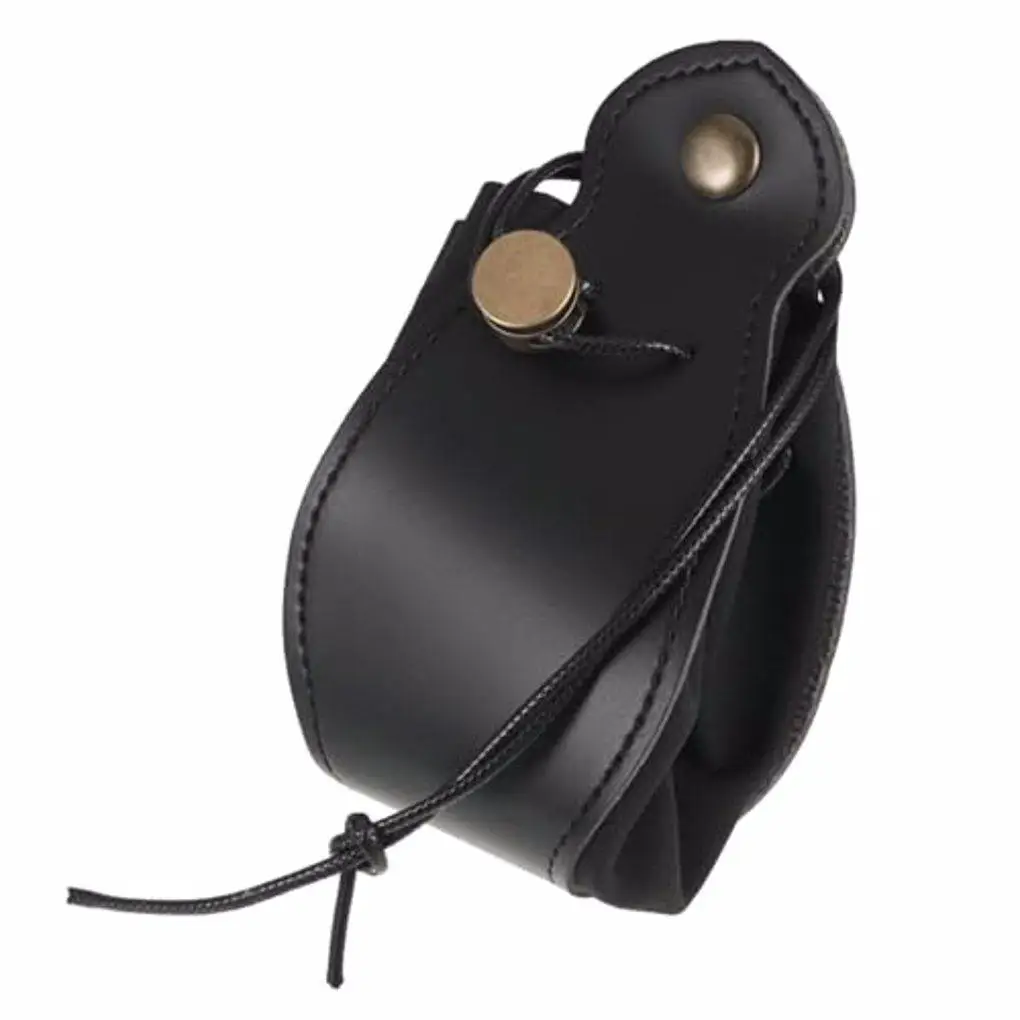 Medieval Faux Leather Pouch Durable Leather Wide Range Of Uses Compact And Lightweight Dice Bag Black