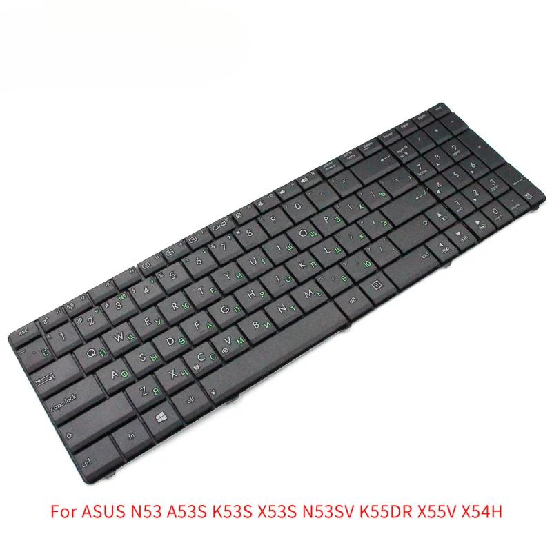 

Новая клавиатура для ноутбука Ru для ASUS N53 A53S K53S X53S N53SV K55DR X55V X54H