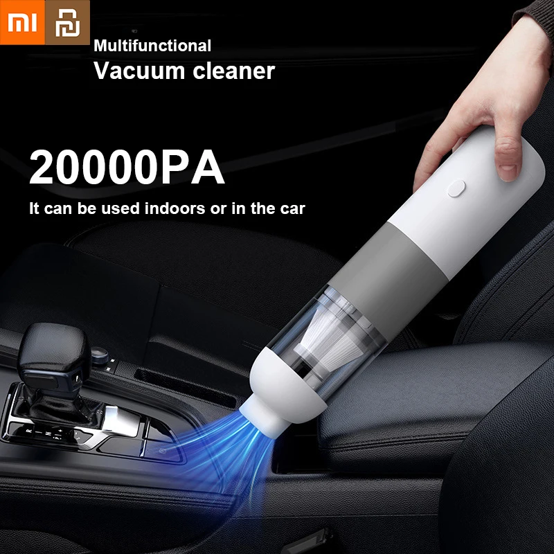 Xiaomi Youpin Vacuum Cleaner Large Suction Portable Handheld Wireless Dust Catcher Smart Car Dual Purpose Home Appliance Filter