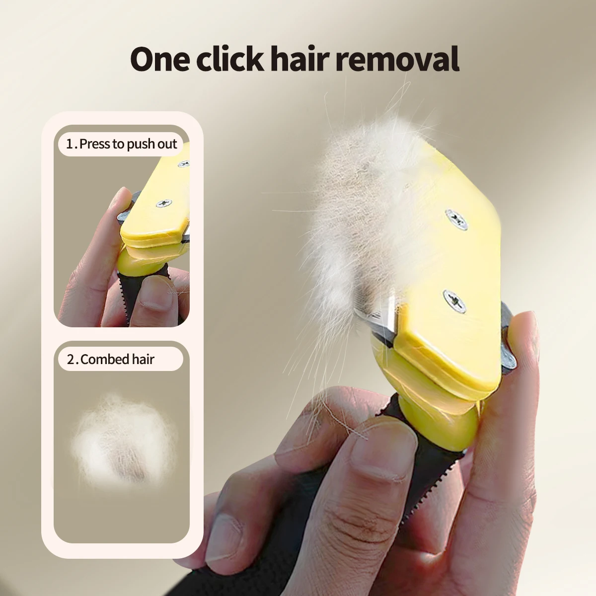 Furmines Pet Hair Remover for Puppy Dog Hairs Brush Cat Grooming Comb Fur Removal Clipper Tools Animal Pets Supplies