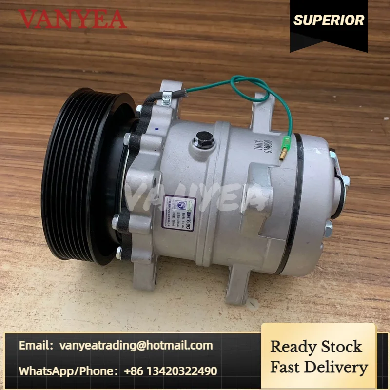 For GENLYON ShangChai 7H/E10/E12 Engine Air Conditioner Compressor