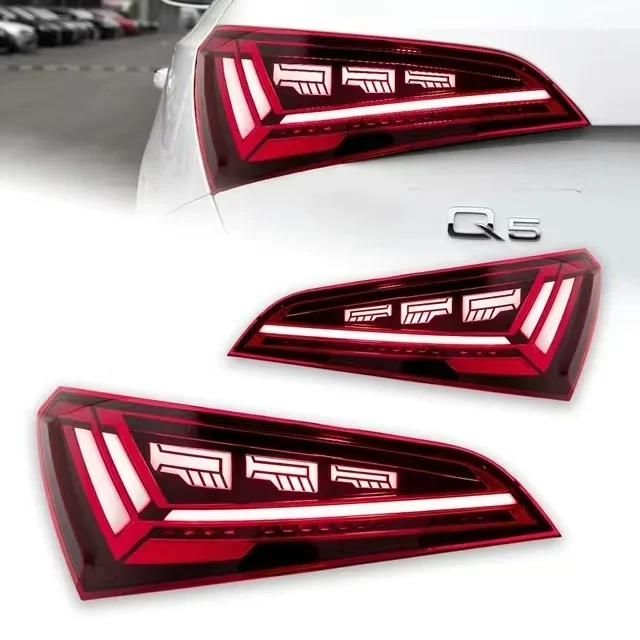 Car Tail Light Assembly for A udi Q5 2008-2017 Animation LED Taillight Turn Signal Rear Lamp Automotive Accessories