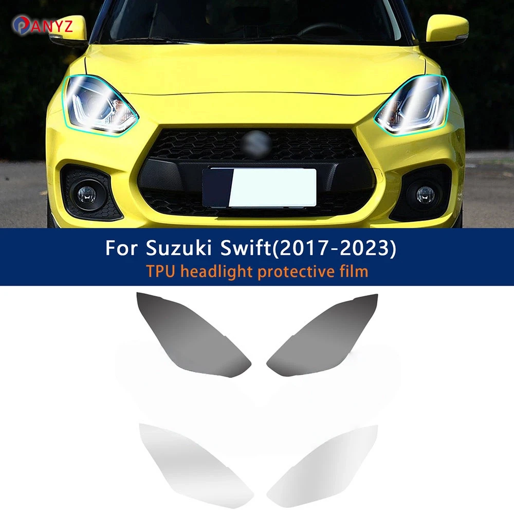 

TPU Car Headlight Film For Suzuki SWIFT 2017 2018 2019 2020 2021 2022 2023 Anti-scratch Exterior PPF Transparent Repair Resist