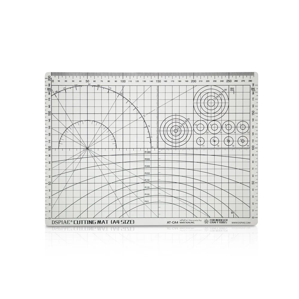 DSPIAE AT-CA A2/A3/A4 Model Cutting Mat Double-Sided Use Suitable for making Gundam models