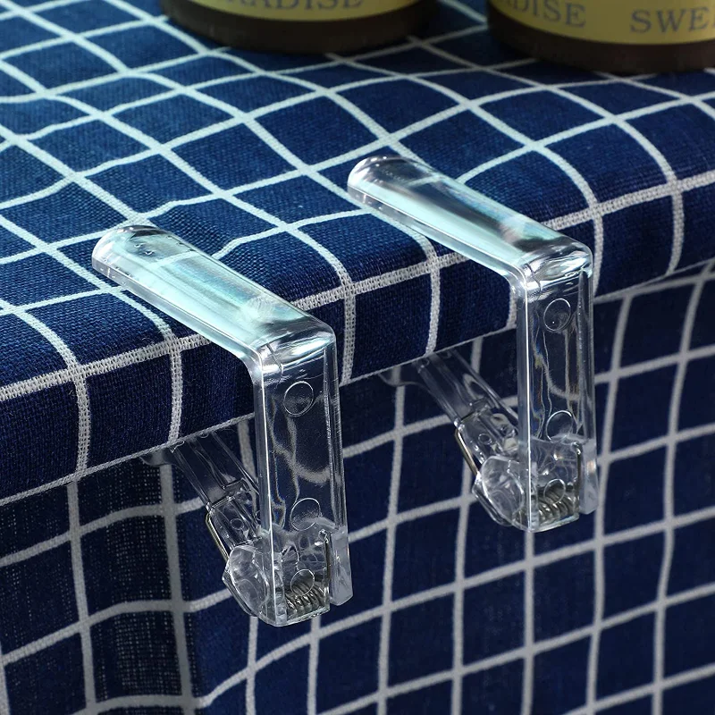 4Pcs Plastic Tablecloth Clips, Non‑Slip Securing Holders, Decorative Leaf‑Shaped Clamps for Table Cover Fixing
