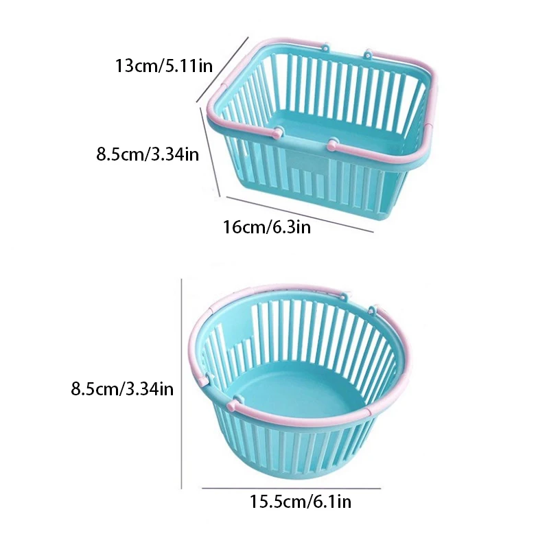 정리함 휴대용 쇼핑 보관함, 데스크톱 잡화 장난감, 과일 문구, 정리함 가정용 보관 바구니, 신제품