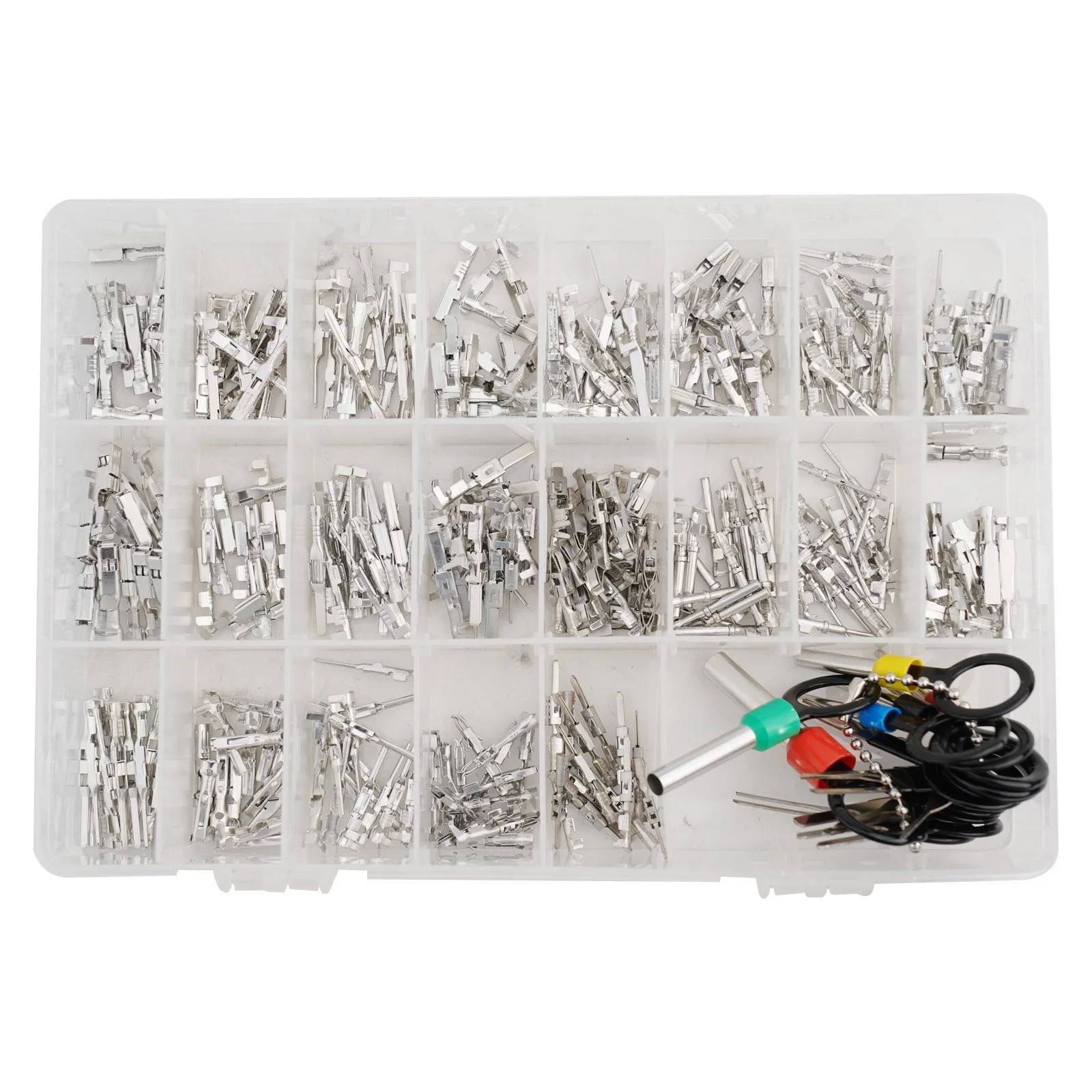 340pcs Terminal Pins Wire Harness Pins Male Female CAR Electrical Connector Kit 2024 Hot Sale Brand New And High Quality