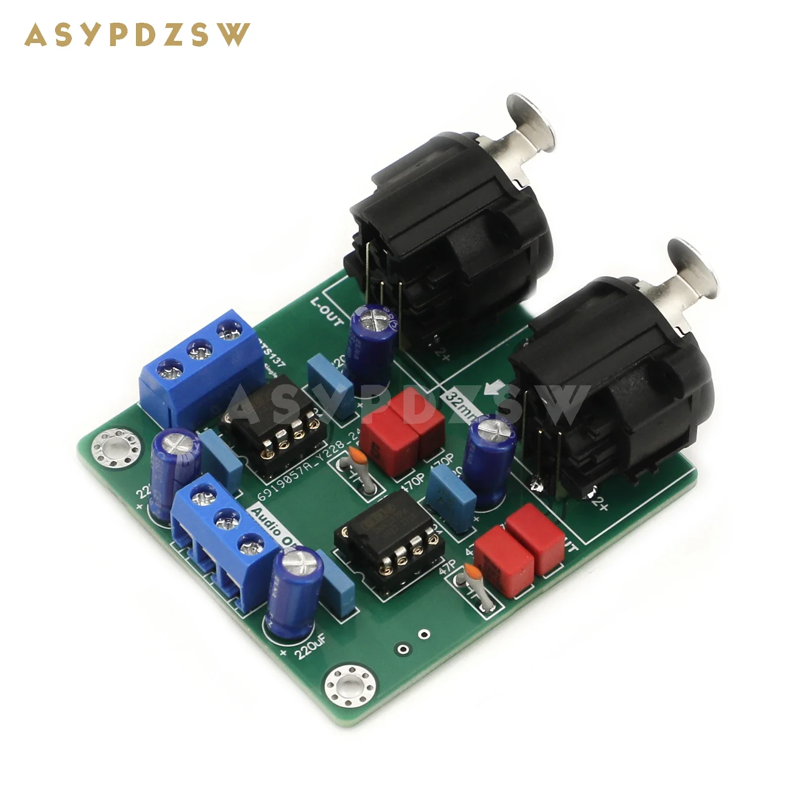 BTS137 XLR a SIN Kit de bricolaje de conmutación de señal de Audio equilibrada a un solo extremo de doble canal/placa terminada