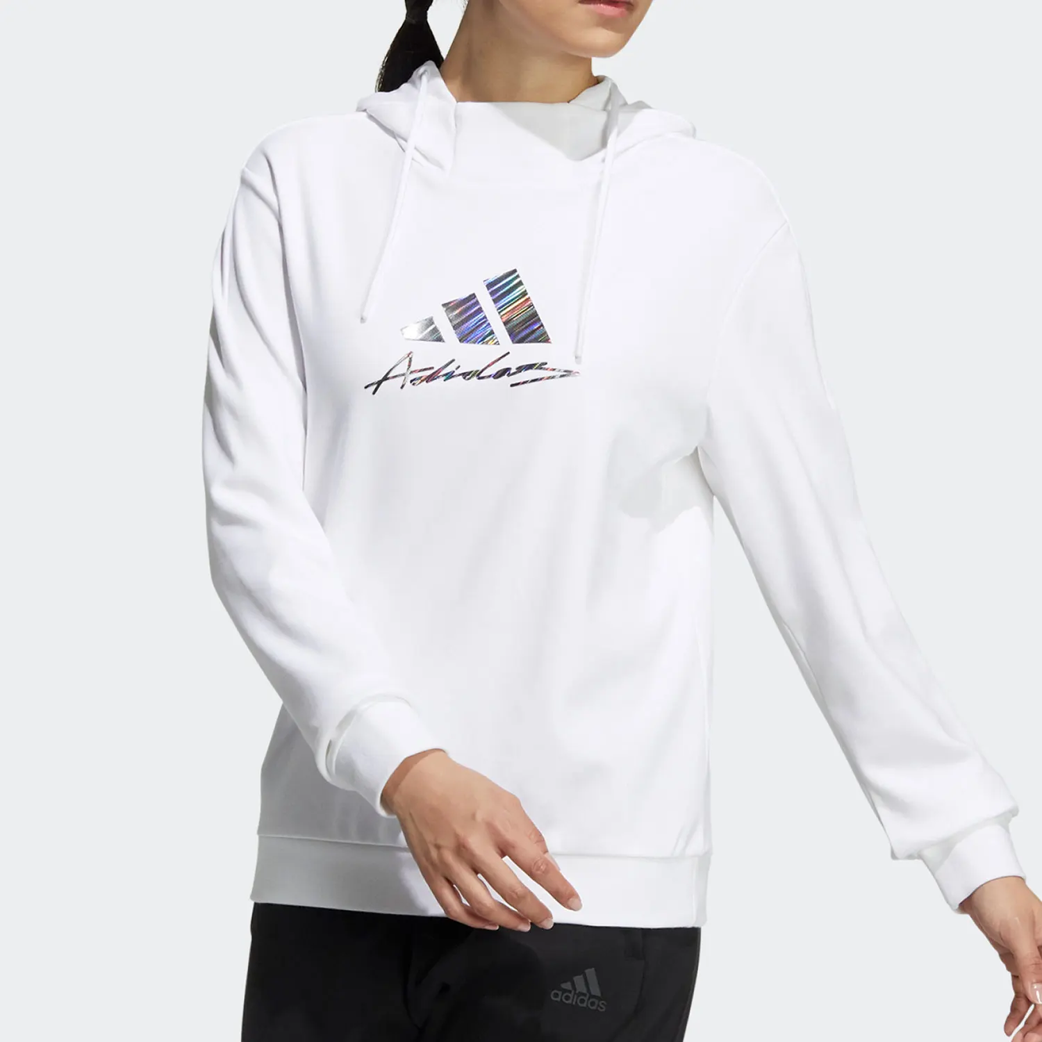 

Оригинальная женская повседневная толстовка большого размера Adidas HF0007 — новые поступления