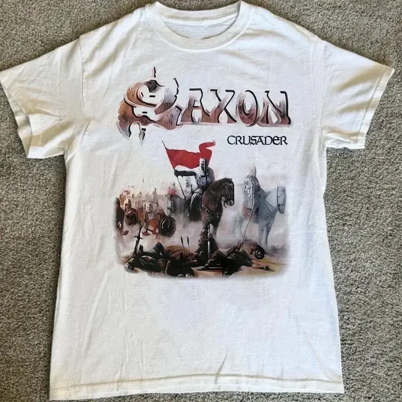 Saxon Crusader Armored Knight T-Shirt