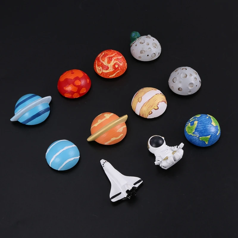 22Pcs Magnetic Sticker Astronaut Refrigerator Magnet 3D Creative Fridge Magnet Home Decoration Space Shuttle Magnet image 6