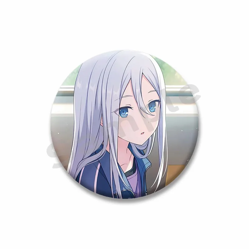 Project SEKAI Anime Tenma Saki Asahina Mafuyu Badge Kawaii Cartoon Figure Brooch Pins for Clothes Bag Accessories Jewelry Gifts