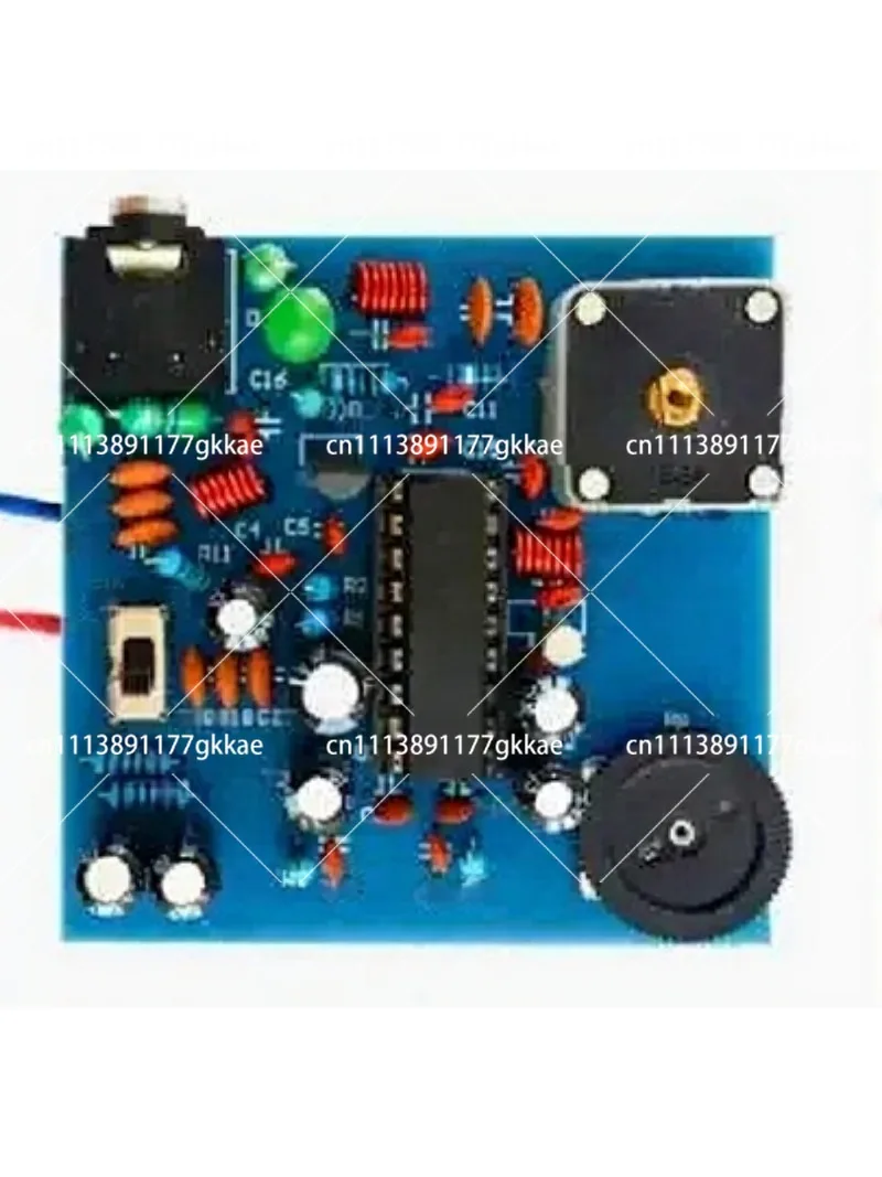 BA1404 FM Stereo Transmitter Module with Plug-in Microphone, DIY Radio Broadcast Board for Electronics Projects