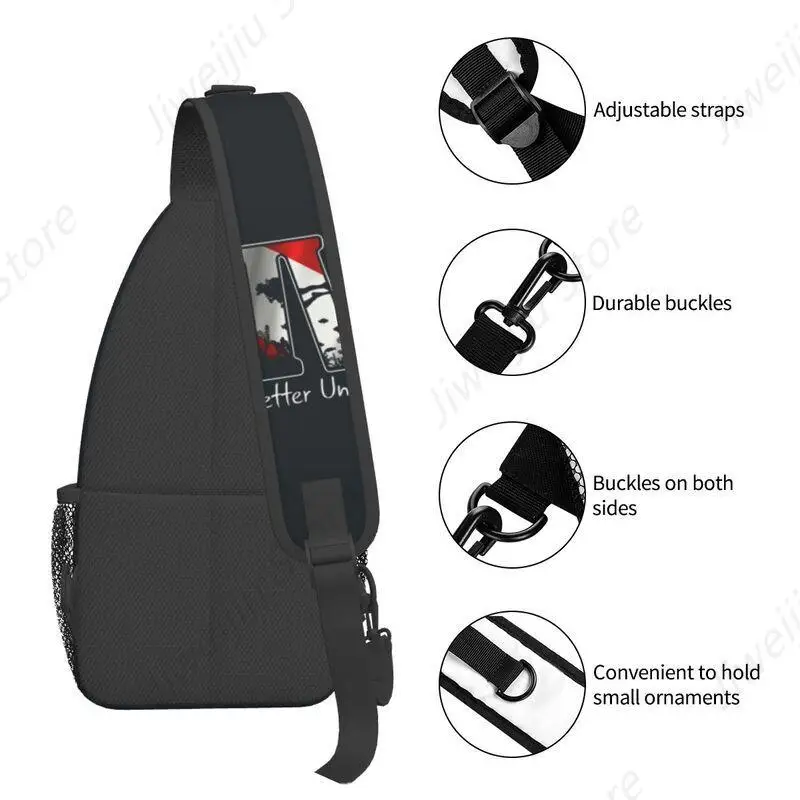 Borse a tracolla per immersioni subacquee personalizzate da uomo Cool Life is Better Zaino a tracolla per petto a spalla subacquea Zaino da viaggio