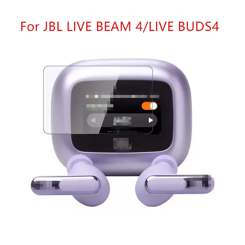 9H High-definition Explosion-proof Soft Film For JBL LIVE BEAM 4/LIVE BUDS 4 LCD Screen Intelligent Bluetooth Earphone Film