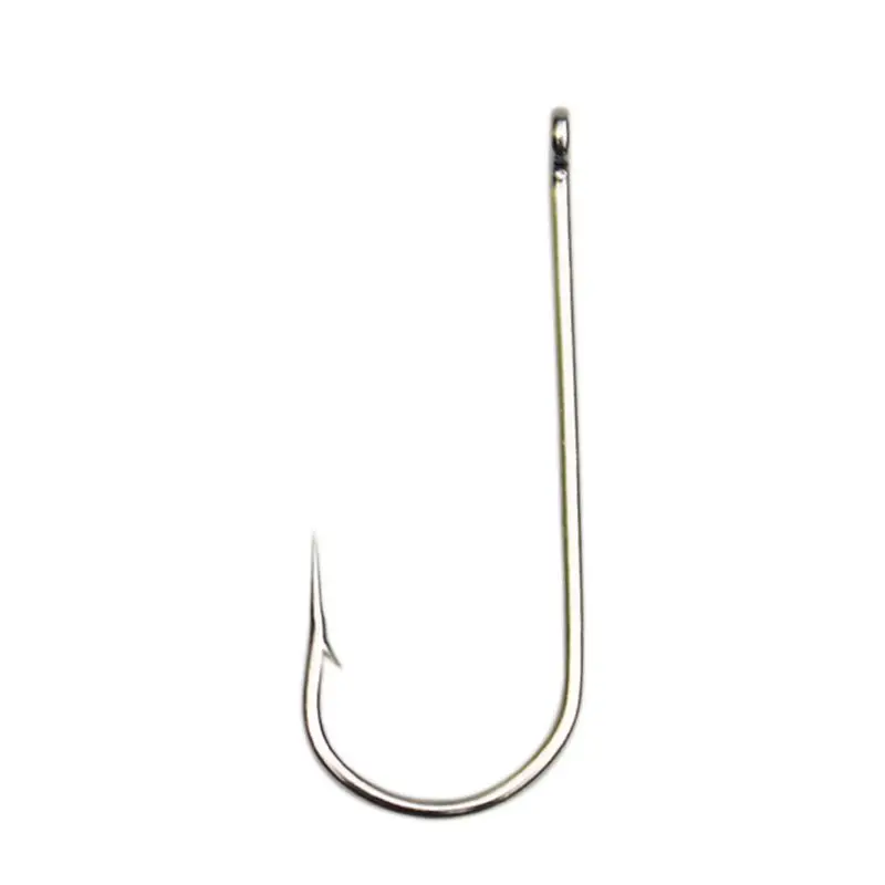 Imagem -06 - Ftk-high Carbon Steel Farpado Fishing Hook Pesca Marítima Punho Longo Eye para Catfish Pesca Porgy Preta