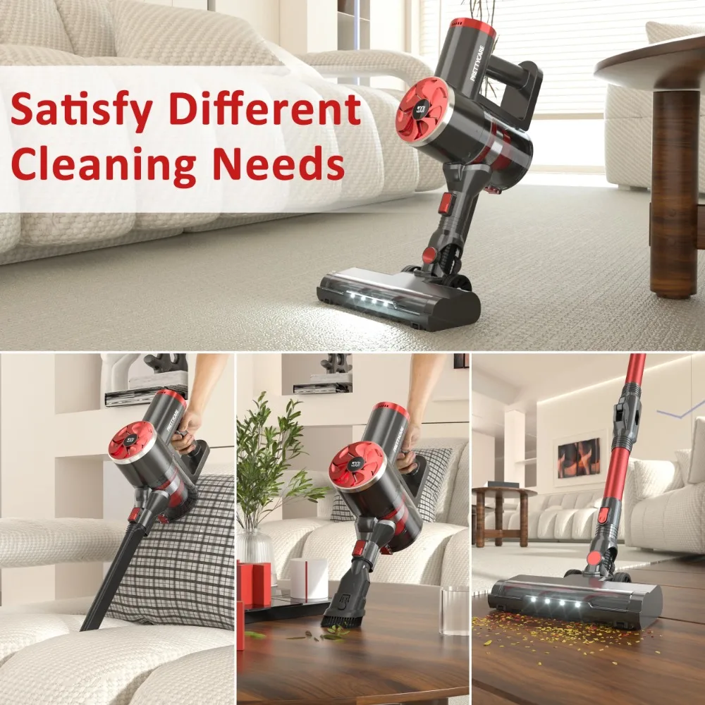 

Cordless Stick Vacuum Cleaner Lightweight for Carpet Floor Pet Hair M2