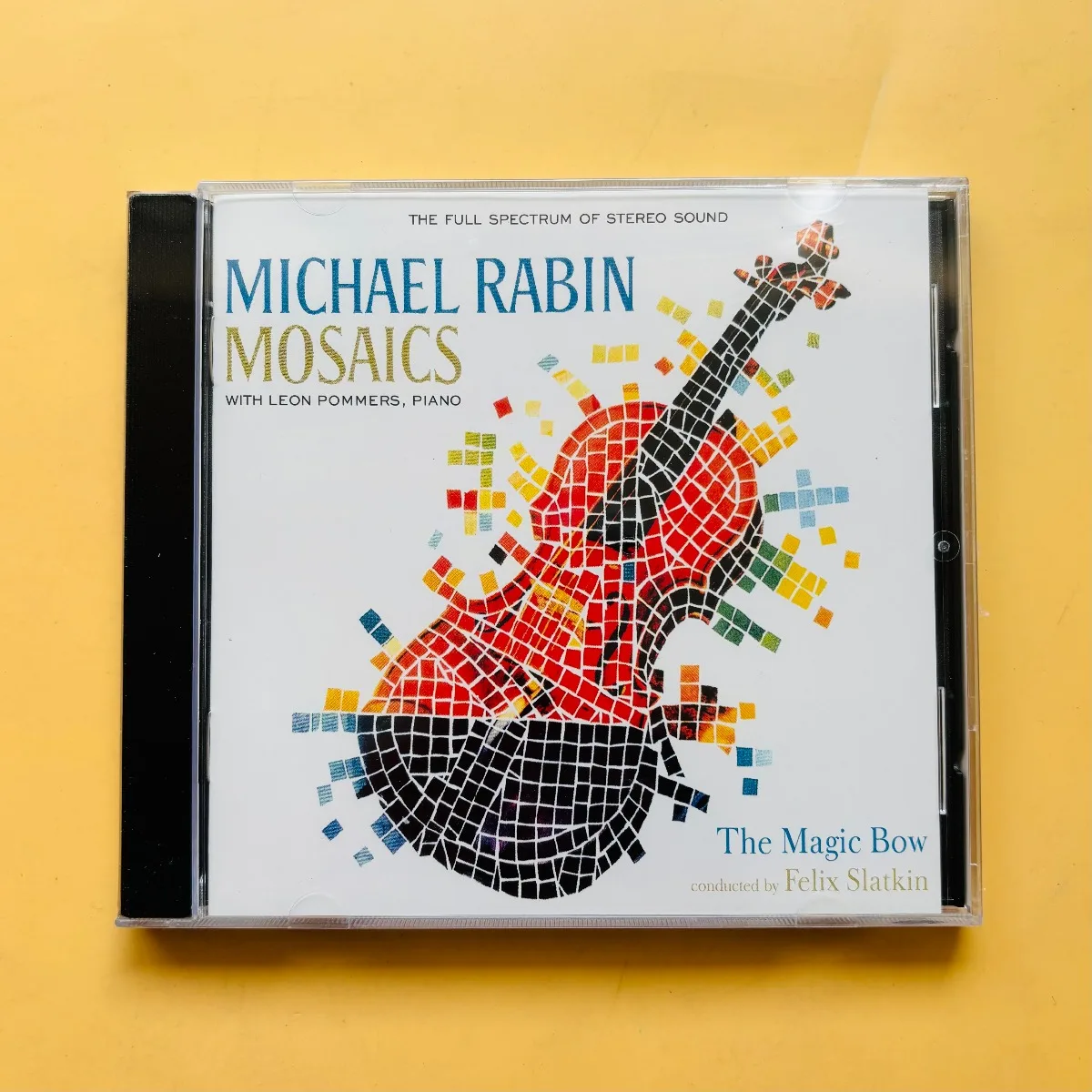 

Michael Rabin Mosaics The Magic Bow Leon Pommers Felix Slatkin Classical Violin Audiophile Collectible Audio CD