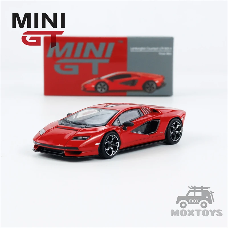 MINI GT 1:64 Countach LPI 800-4 Rosso Mars Diecast Model Car