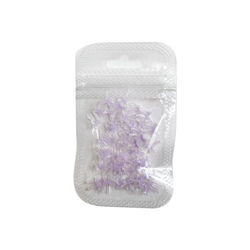 50Pcs Eis Transparente Farbe Bowknots Harz Nail art Dekoration 3D Mini Nette Bögen Nagel Charms Für DIY Nägel Kunst zubehör