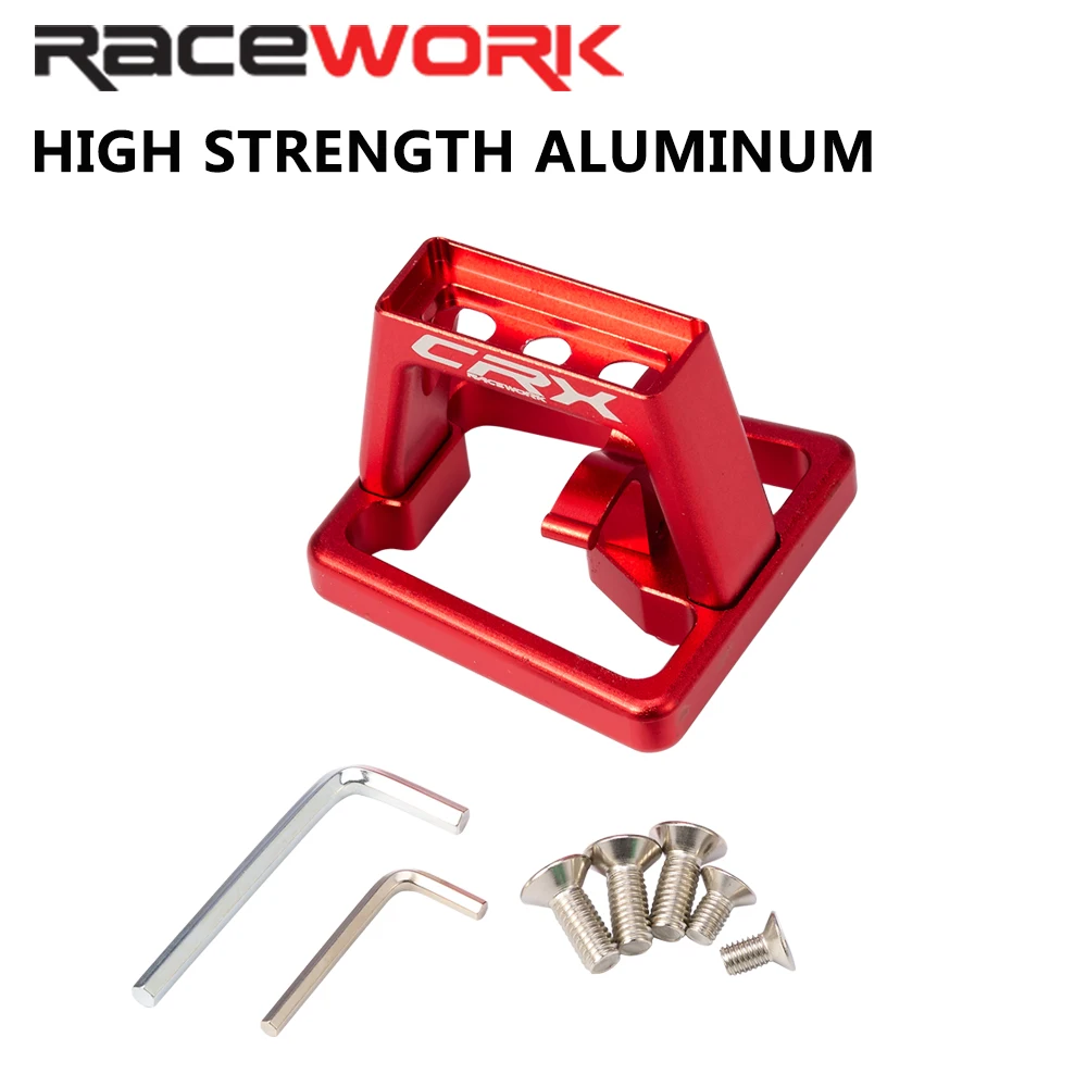 RACEWORK Bike Front Bag Mount Base Aluminum Alloy Front Carrier Mount Block For Brompton Bag Front Carrier Block