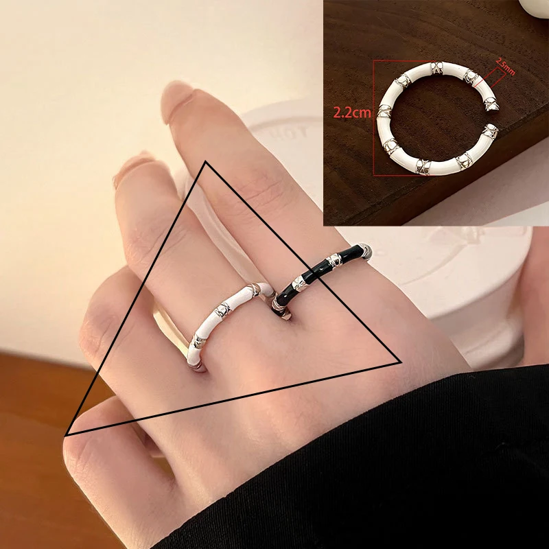 Women's 925 Sterling Silver Graffiti Letter Punk Ring
