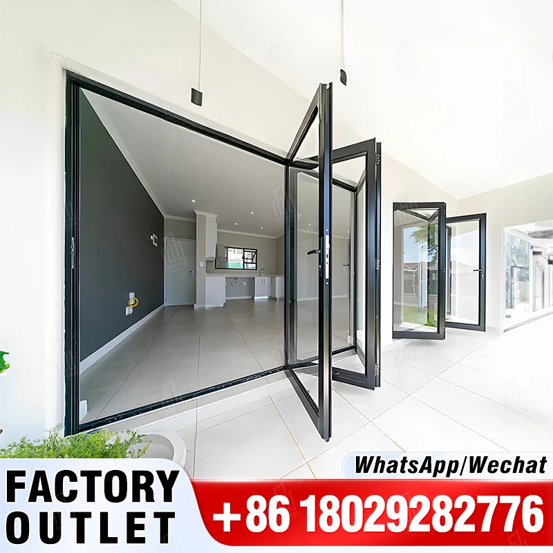 Steel Sliding Folding Door for Warehouse China Manufacturer