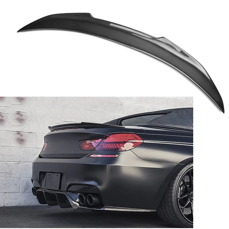 

PSM Style Carbon Fiber Rear Lip Trunk Spoilers Ducktail Tail Wing for 6 Series F06 2-DOOR 2012-2017 Spoiler