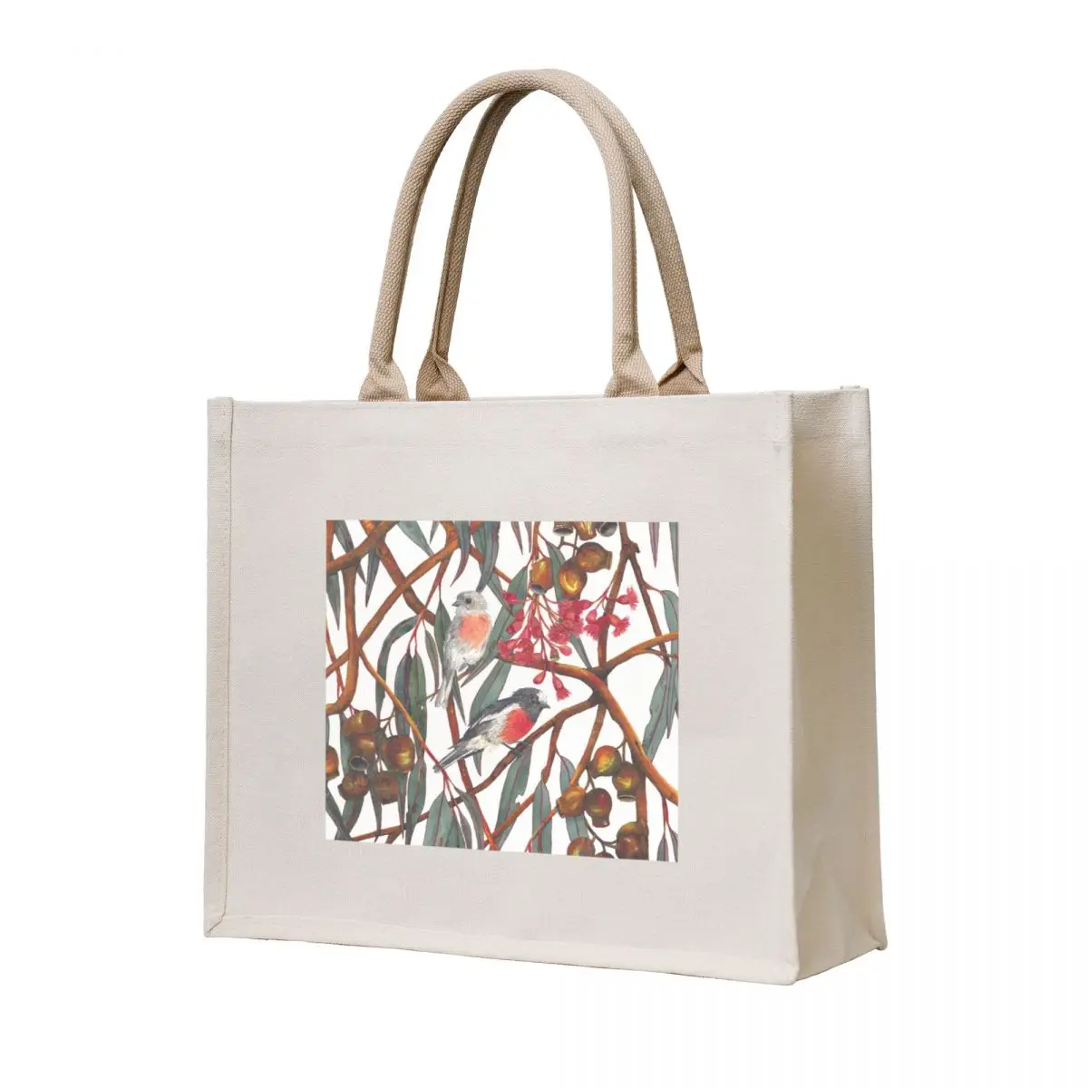 

Scarlet Robin Couple Tote Bag cute tote bag shopping bags foldable bags for women