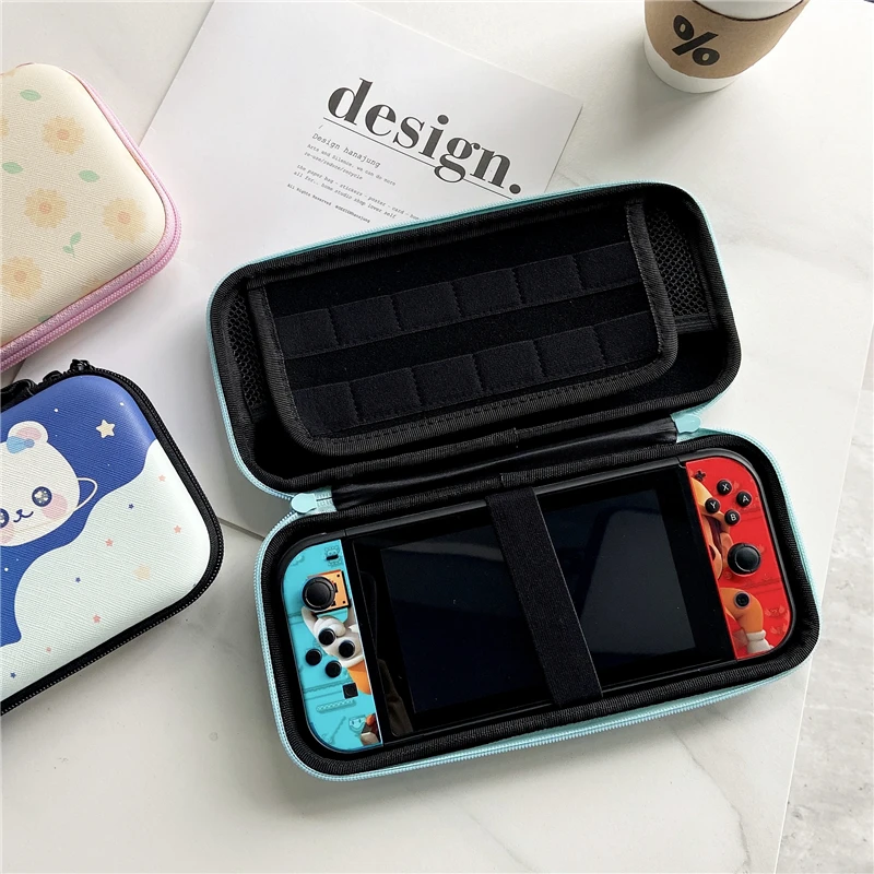 Cute Cartoon Anime Storage Bag For Nintendo Switch Game Console Box Travel Carrying Handbag Kawaii JonCon Protective Cover Case