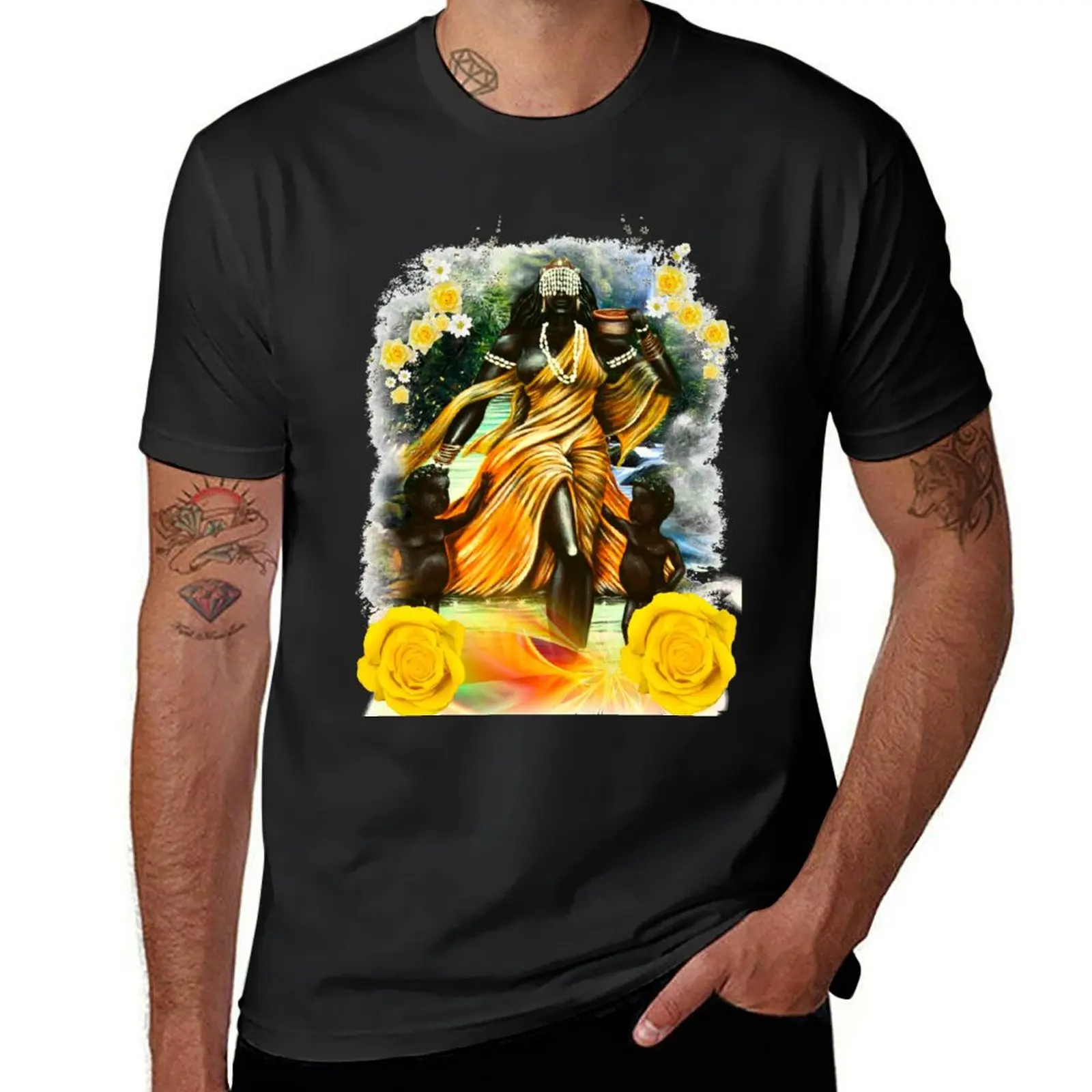 

Osum, the queen of gold and lady of emotions. T-Shirt rapper graphic tees Short sleeve tee Men's cotton t-shirt