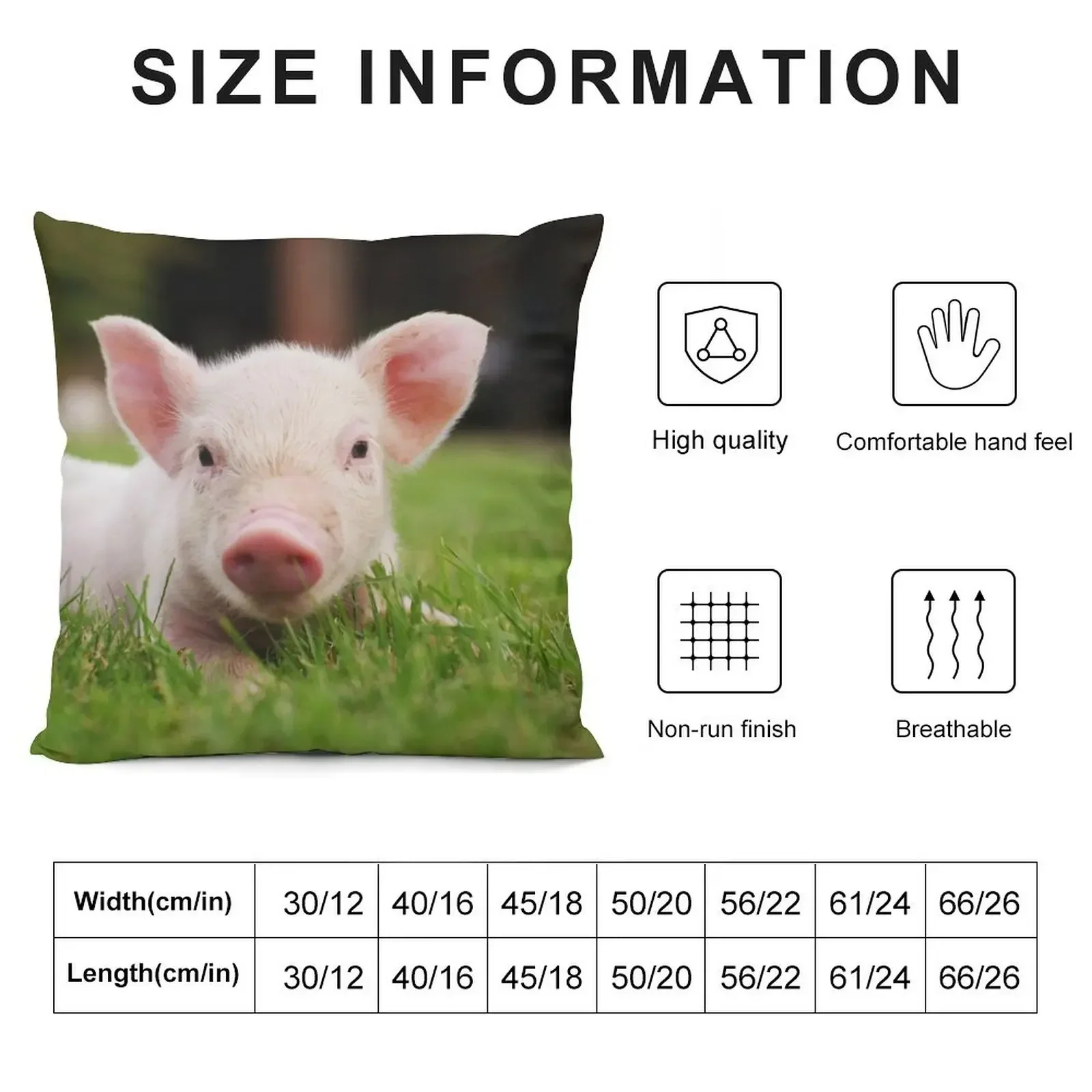 Little Baby Piglet Pig Throw Pillow Covers For Sofas Luxury Pillow Cover pillow