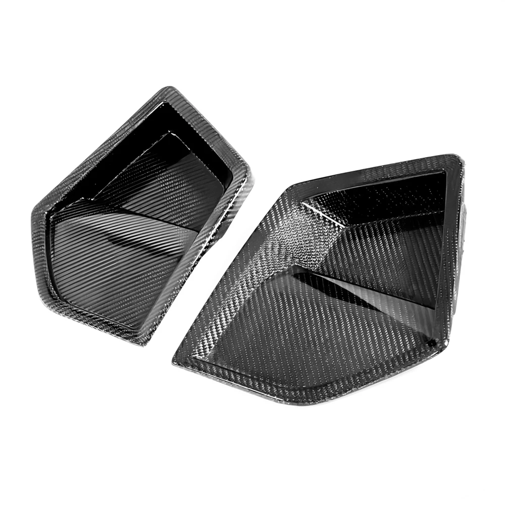 Carbon Fibre Front Bumper Trim Scoop Vent Cover For BMW G20 3 Series Lci M Tech M Sport 318i 320i 330i M340i 22-23 OEM Style