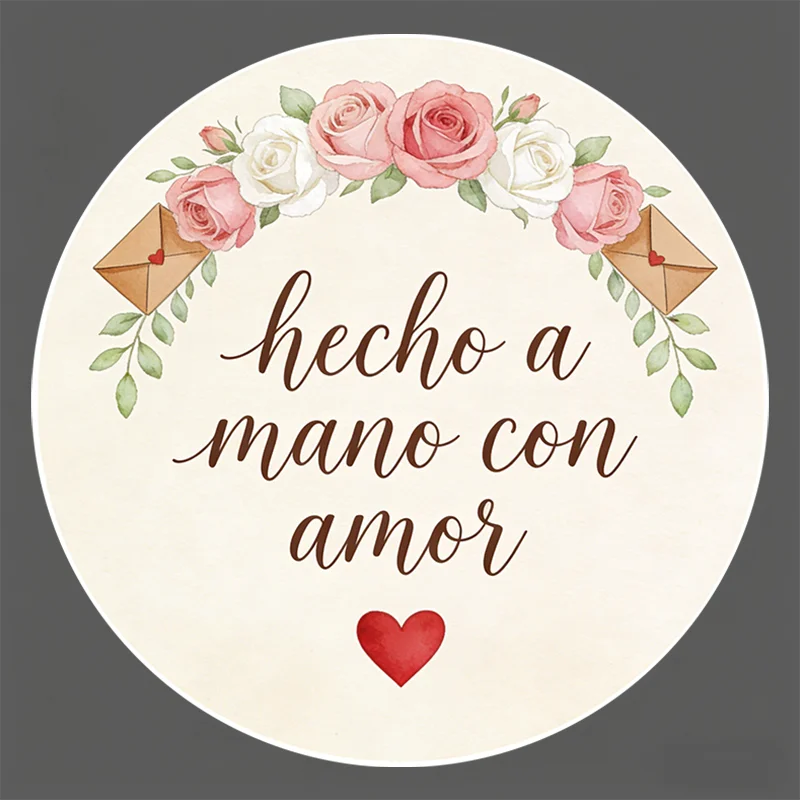 Round Stickers - "H…