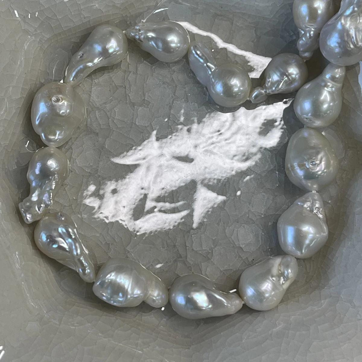 

AAAA натуральный пресноводный рыбий хвост барокко жемчуг гладкие большие белые свободные бусины-разделители для изготовления ювелирных изделий DIY ожерелья серьги