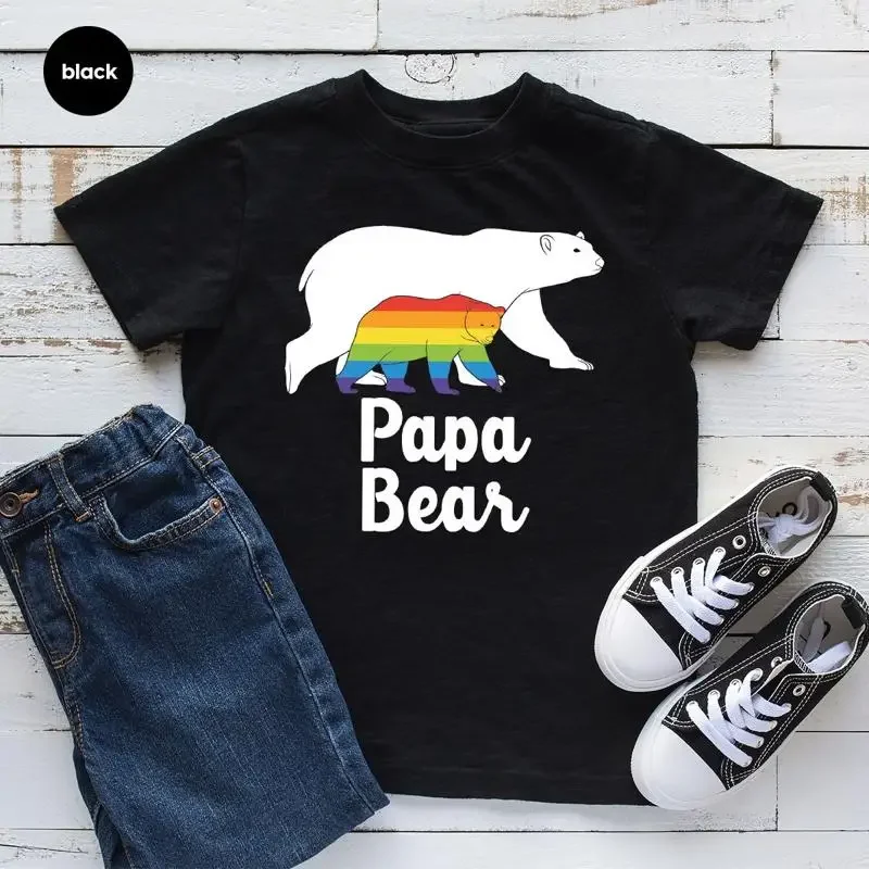 Accepting T Shirt Hugs Rainbow Pride Queer Be Kind LGBTQ Flag Human Rights