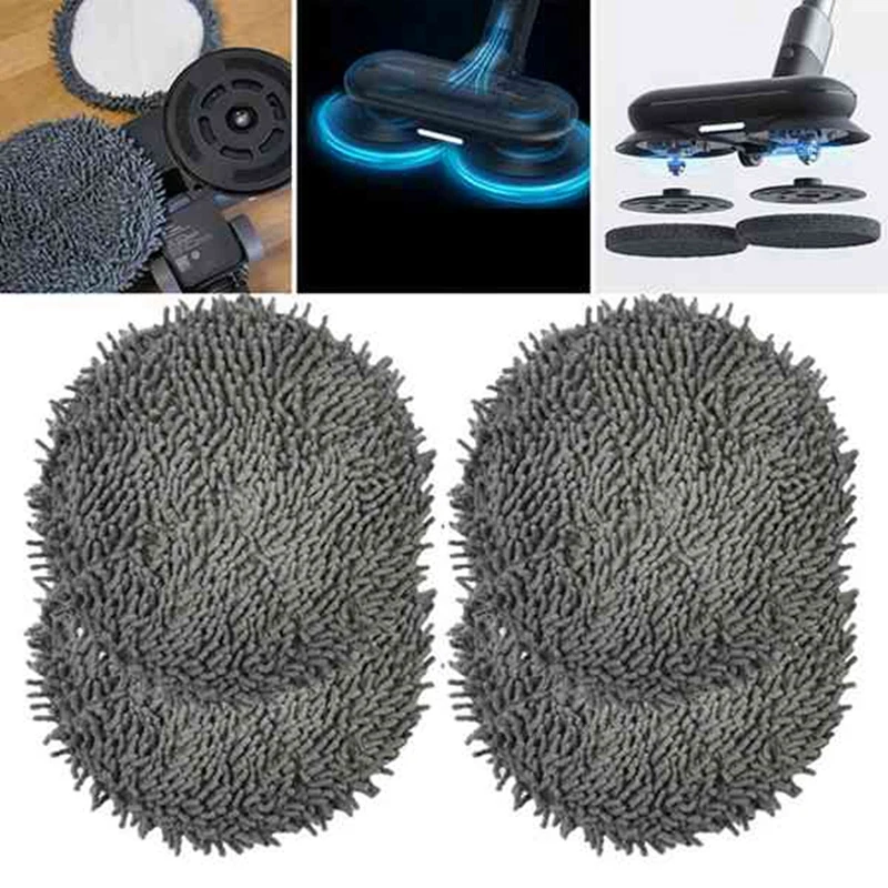 قماش ممسحة قابل للغسل للمكنسة الكهربائية المحمولة اللاسلكية ، Roborock NEX2 Plus ، أداة تنظيف ، 60 درجة مئوية ، 12X