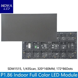 Indoor Small Pitch P1.86 LED Light RGB Module High Pixel Screen Full Color Advertising Indoor Matrix Wall Display Panel