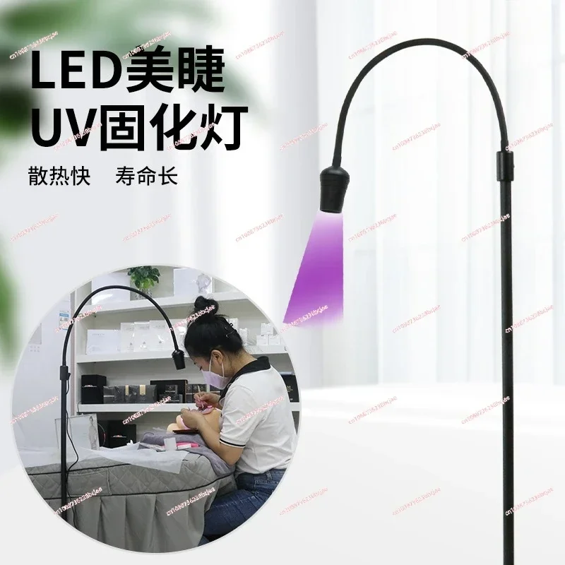 UV curing lamp eyelash beauty LED floor lamp beauty manicure false eyelash grafting glue quick drying lamp 5W