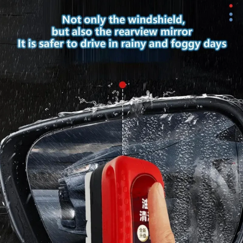 Equipped with Application Sponges,  Waterproof Wipers, And Surface Defoggers, Clean glass sponge， Car Glass Waterproof Wiper