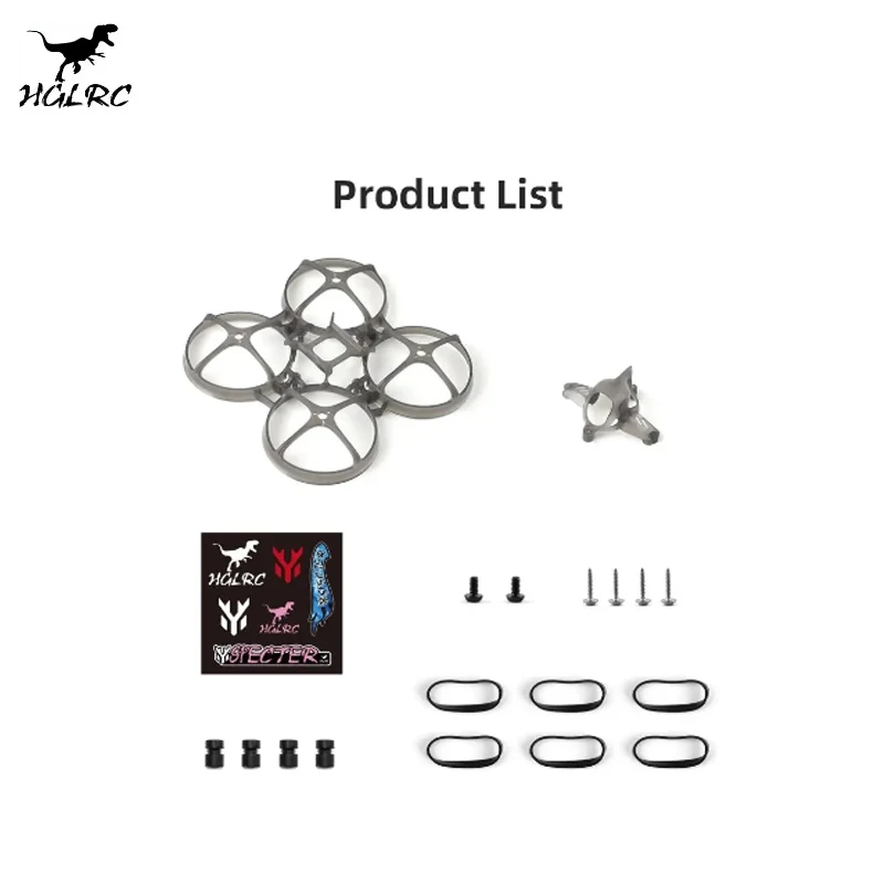 HGLRC Petrel85 Whoop 85mm FPV Frame 2 inch propeller with canopy for RC FPV Drone