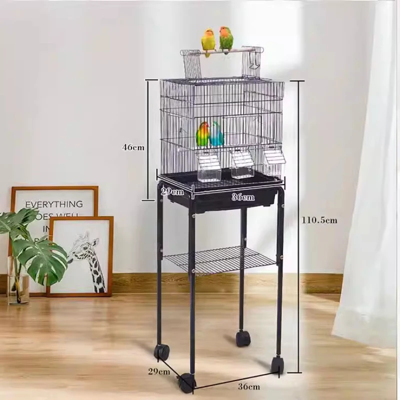 

Passaros Feeder Bird Cage Parrot Passaros Budgie Hamster Cage Canarios Outdoor Carrier Cage Pour Oiseaux Pet Supplies CY50BC