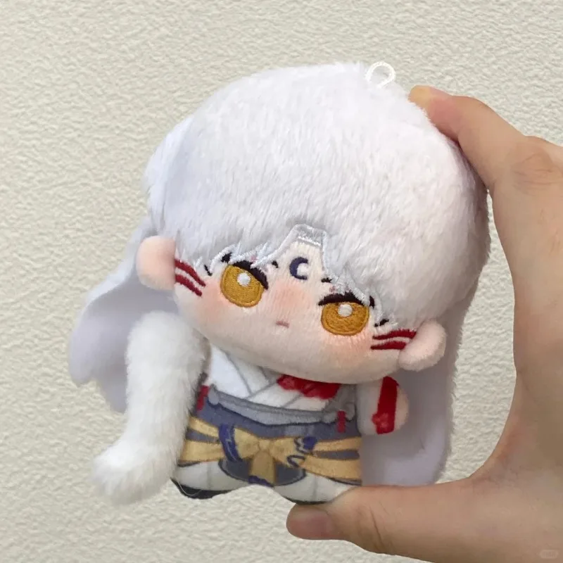 10cm Inuyasha & Sesshoumaru Plush Keychain Anime Character Collectibles for Fans Perfect Gift for Birthdays Christmas & New Year