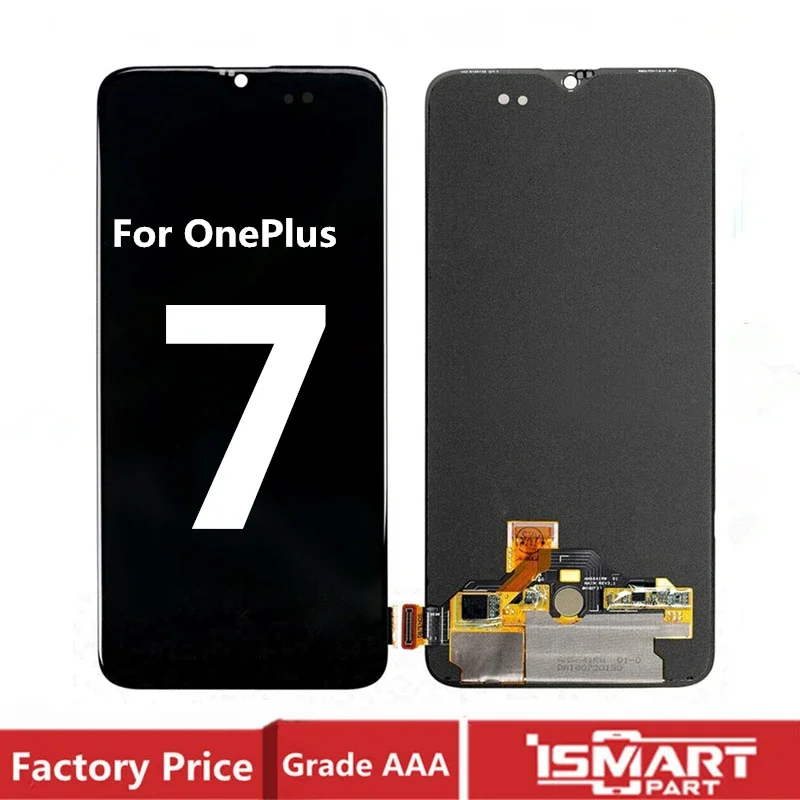 

Для OnePlus 7 ЖК-дисплей и сенсорный экран в сборе, запасные части для замены экрана 1 + 7