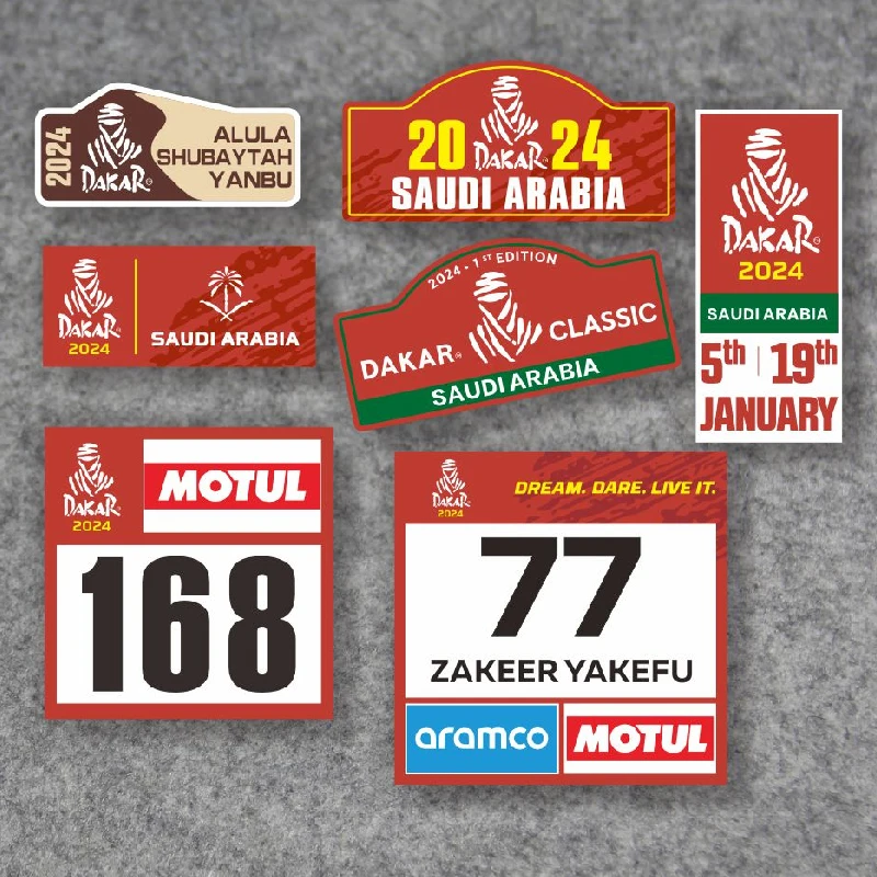 

2024 Desert DAKAR Rally Game Car Sticker Auto Body Bumper Windows Motorcycle Laptop Wall Vinyl Film Decal Car Tuning Accessories