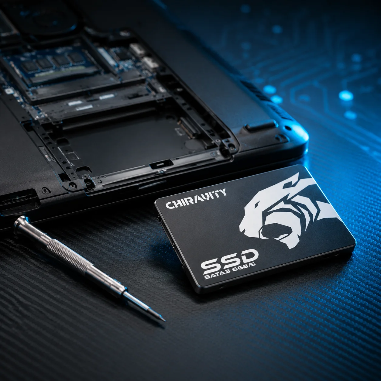 CHIRAVITY 2.5 Inch SATA3 SSD Upgrade 512GB 256GB 128GB Internal Solid State Drive for Desktop And Laptop view 5