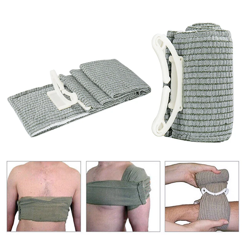 

Vacuum Sealed Compression Bandages Emergency Trauma Hemostatic Bandage Urgent Bleeding Dressing For Outdoor Camping & Hiking