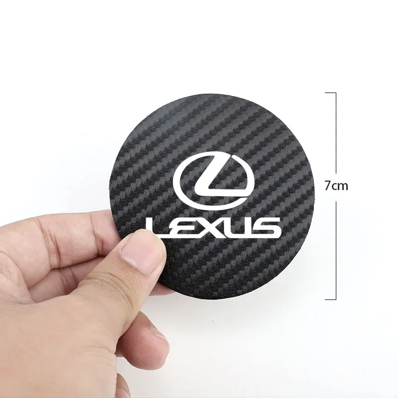 2 قطعة قاعدة أكواب جلدية داخلية للسيارة مضادة للضوضاء وسادة أكواب الماء لكزس RX300 IS200 IS250 ES350 Ct200h UX250h NX300h RX350 ES300h