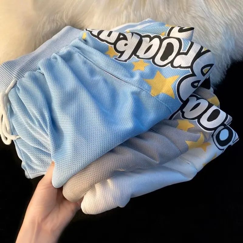 

American Retro Baskeall orts Five-Quarter Running Training orts Qui Dry Casual Youth Summer Sports orts