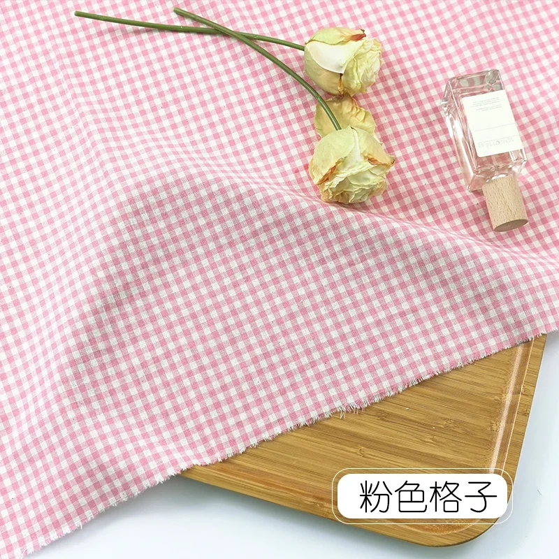 100% Cotton Plaid Fabric for DIY Projects